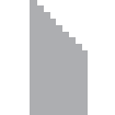 Sichtschutzzaun privacy Grundelement Treppe 800x1800-1000 mm