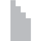 Sichtschutzzaun privacy Grundelement Treppe 900x1800-1000 mm