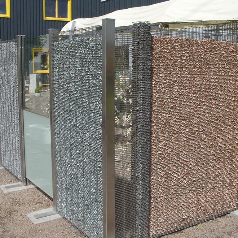 Gabionenzaun gabionenzäune sichtschutz gestaltung befüllung zaun ...