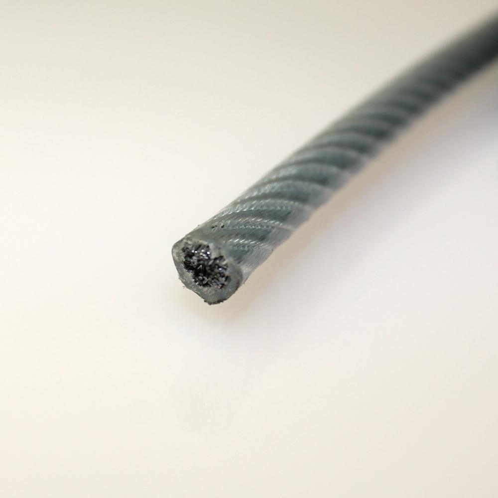 Stahlseil 3 mm, Drahtseil PVC ummantelt