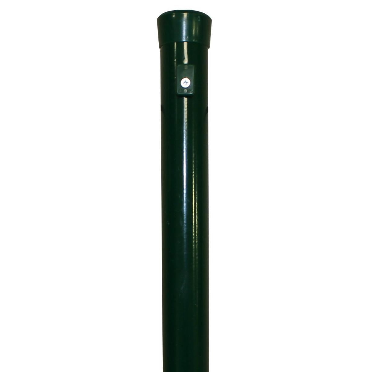 Mittelpfosten 38mm grün für Zaunhöhe 1750 mm