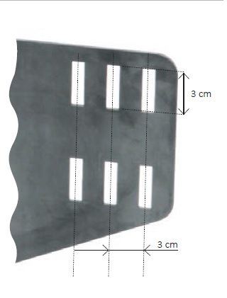 Treppenstufe Scala Corten-Stahl - 1020 mm gerade Stufe