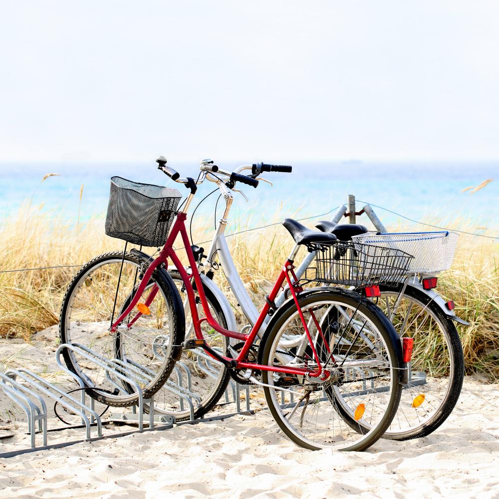 Fahrradständer 6 Plätze zum Stellen verzinkt