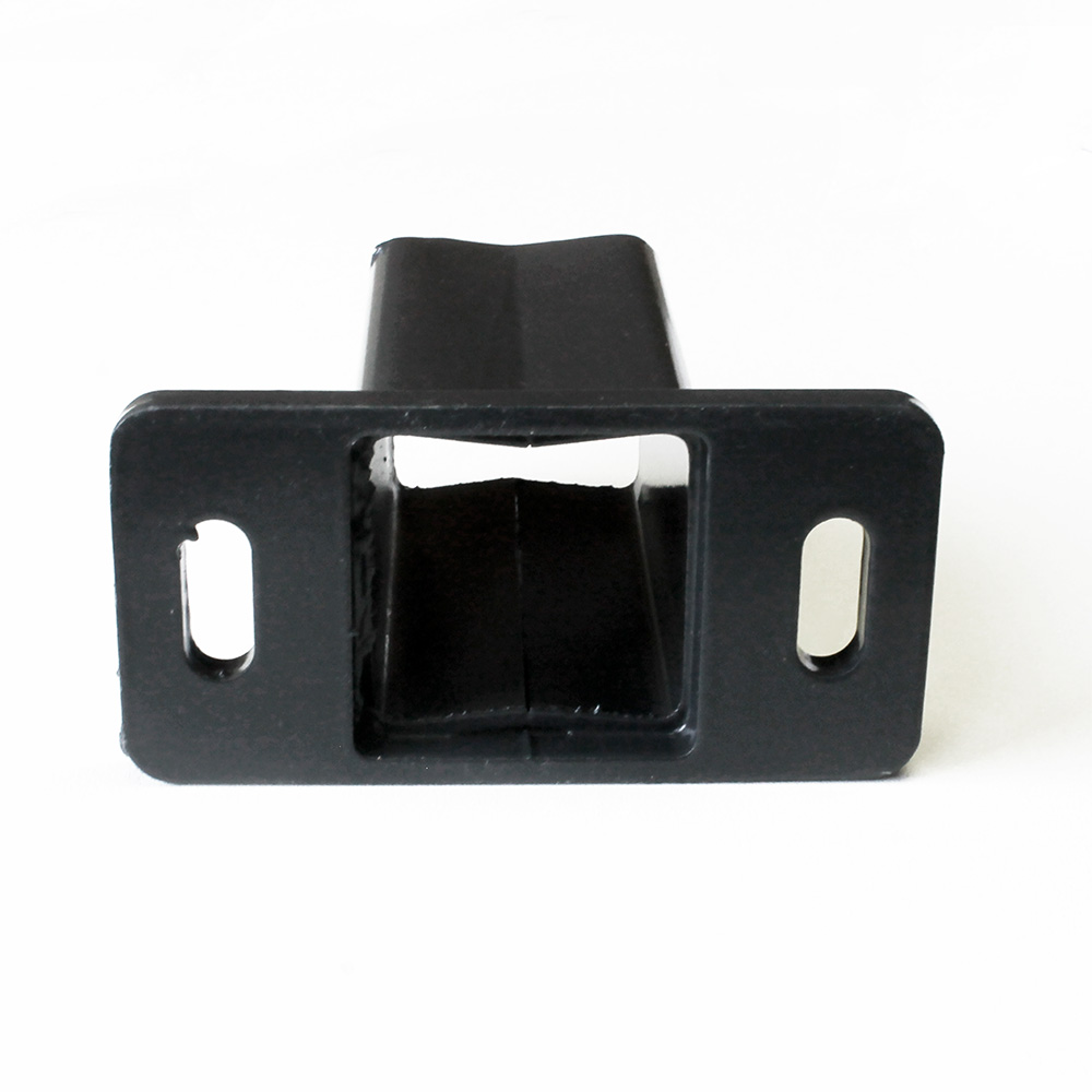 Adpaterplatte 120x60 mm für Querträger 60x60x2 mm Anthrazitgrau