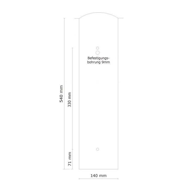 Briefkasten Modell 3 SZ - Typ 1 - Wahlfarbe