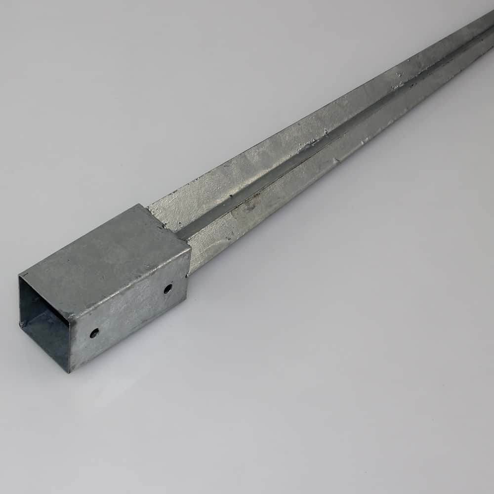 Einschlag-Bodenhülse 91x91x750 mm verzinkt