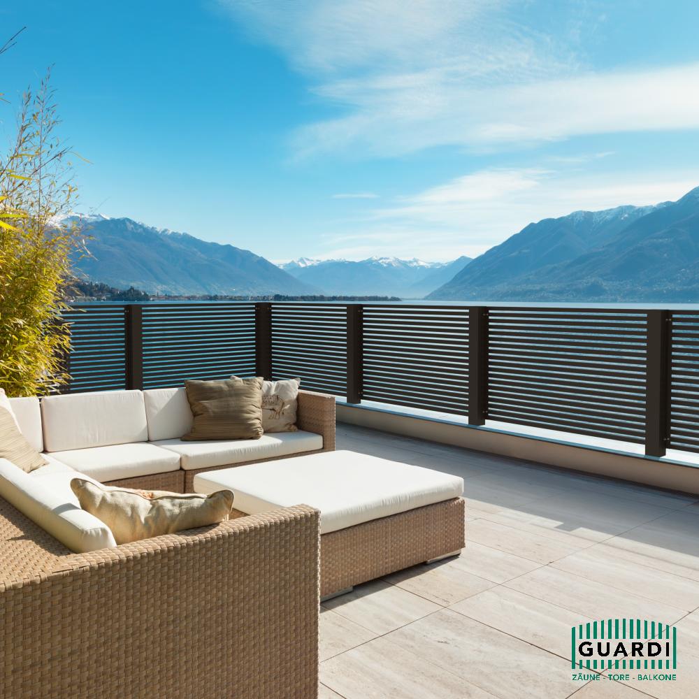 Designzaun Aluminium LINEA
