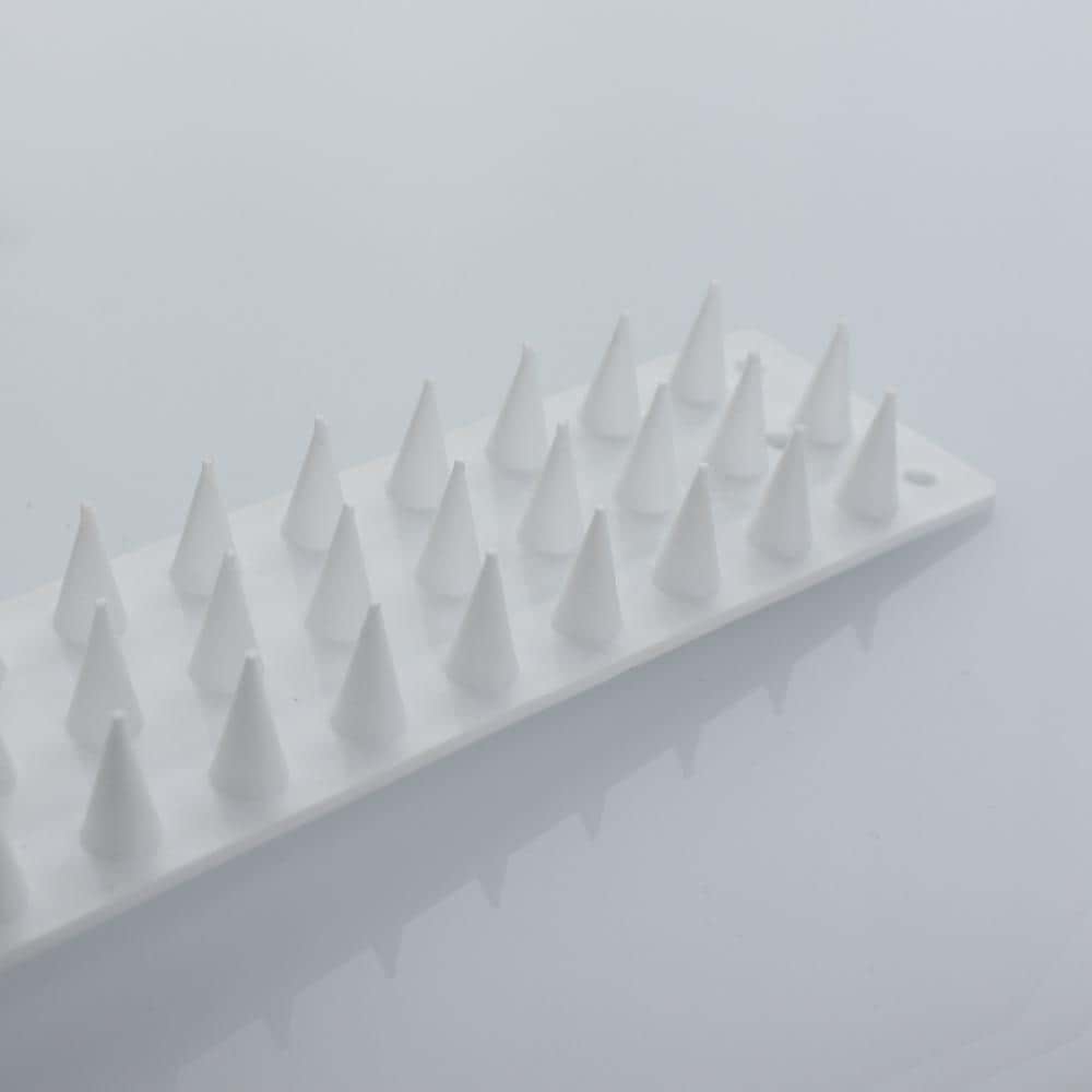 Katzenabweiser aus PVC - Pack mit 4 Meter weiß