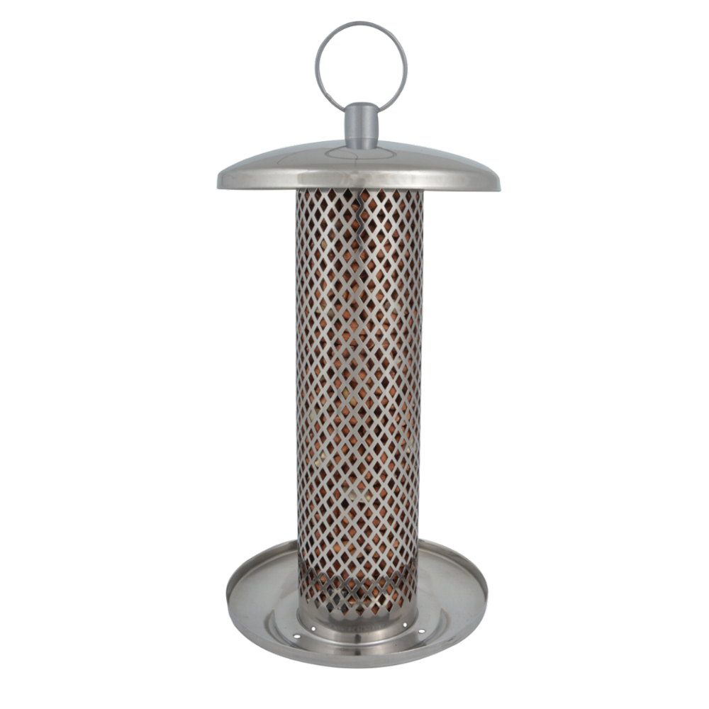 Nusssilo Edelstahl Design