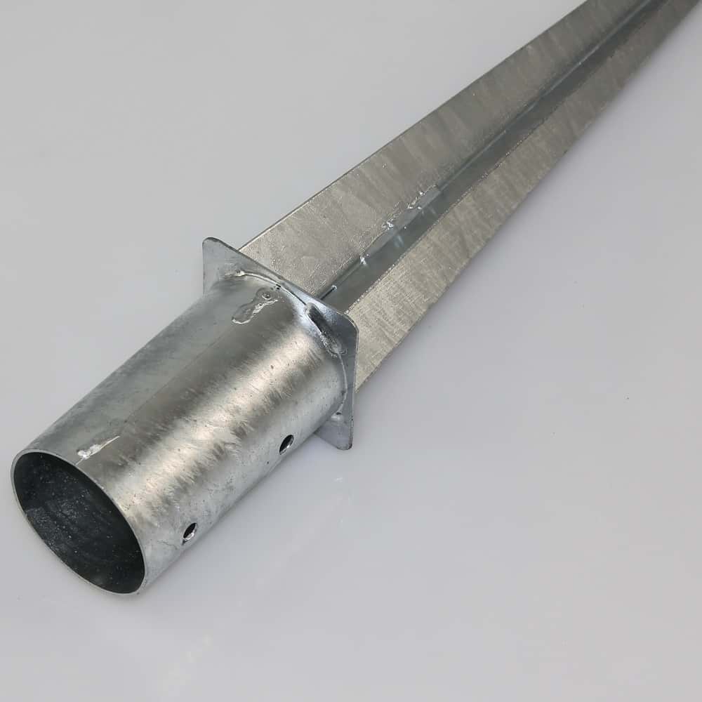 Einschlag-Bodenhülse Ø081x600 mm verzinkt