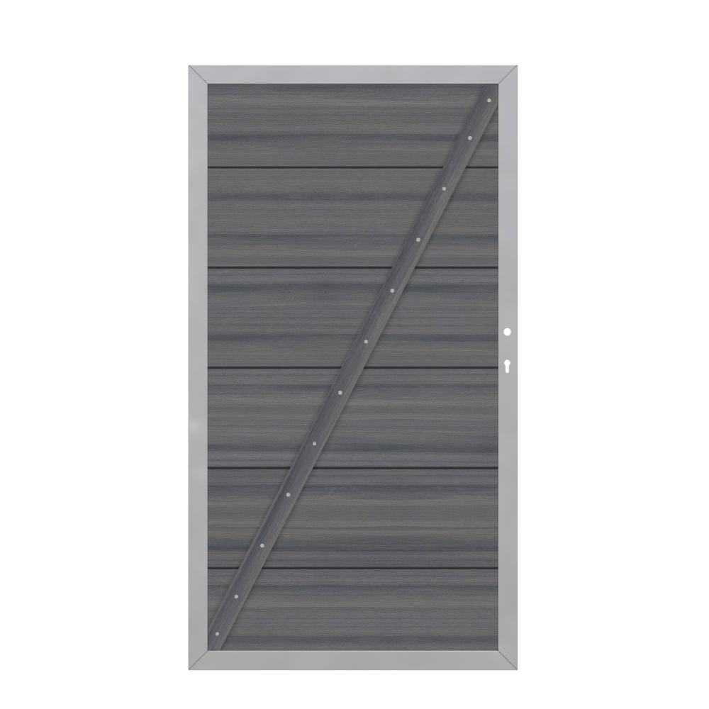 Sichtschutz Toranlage WPC Platinum XL 0980 x 1800 mm 1flgl.