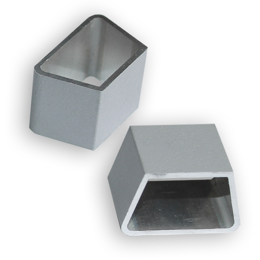 Sichtschutz Valu Abstandsklötchen 20 mm Weissaluminium