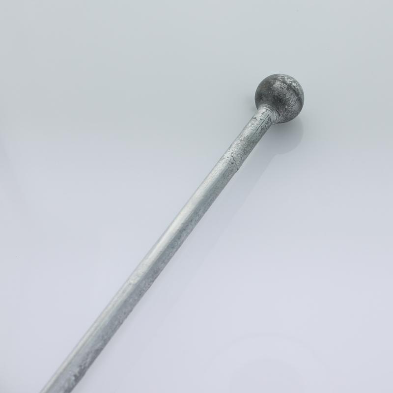Steckzaun Bodenanker 1250 mm Flex und geschmiedet