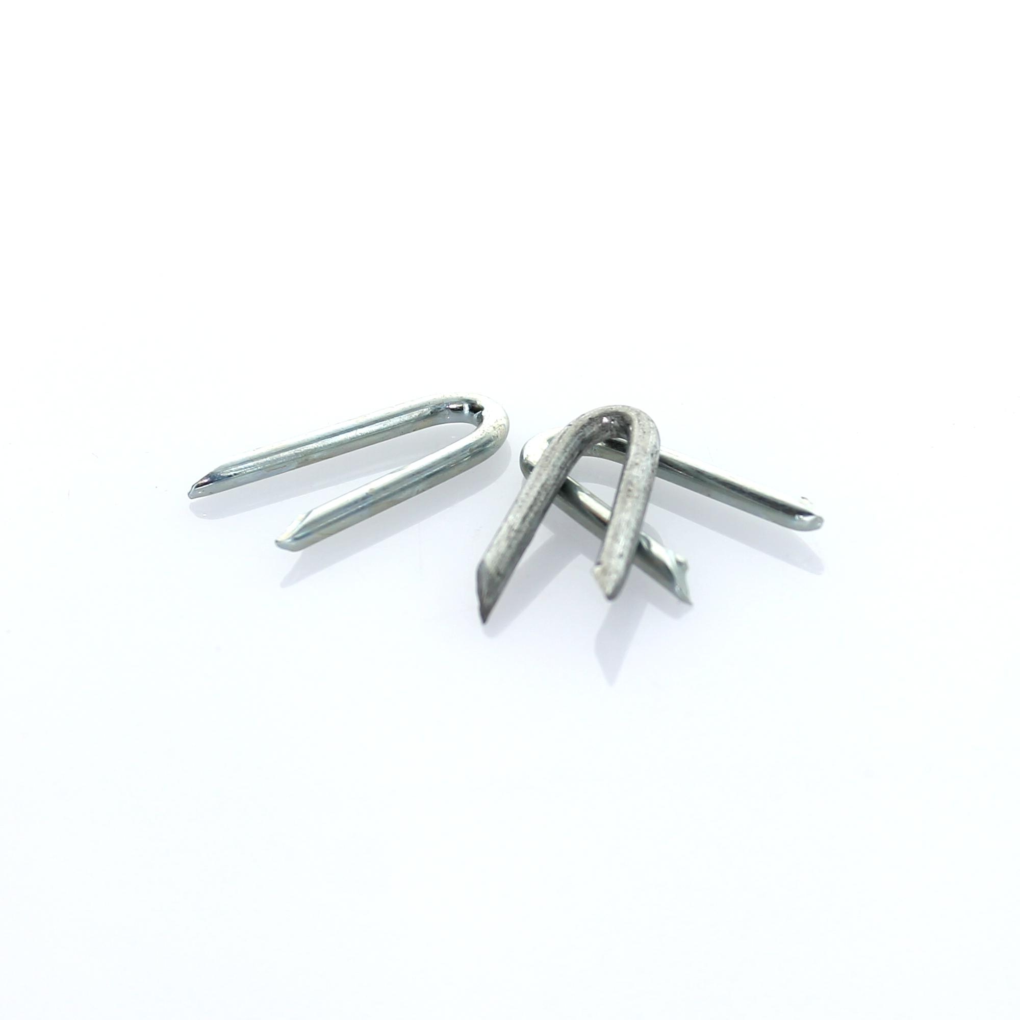 Krampen 2,5x25 mm per kg in verzinkt