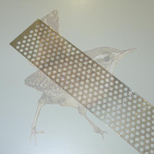 Zenturo® Perfo Strips 100 mm x 1700 mm Edelstahl