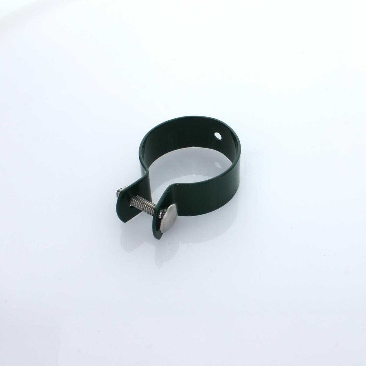 Schelle Ø 048 mm grün mit Schlossschraube