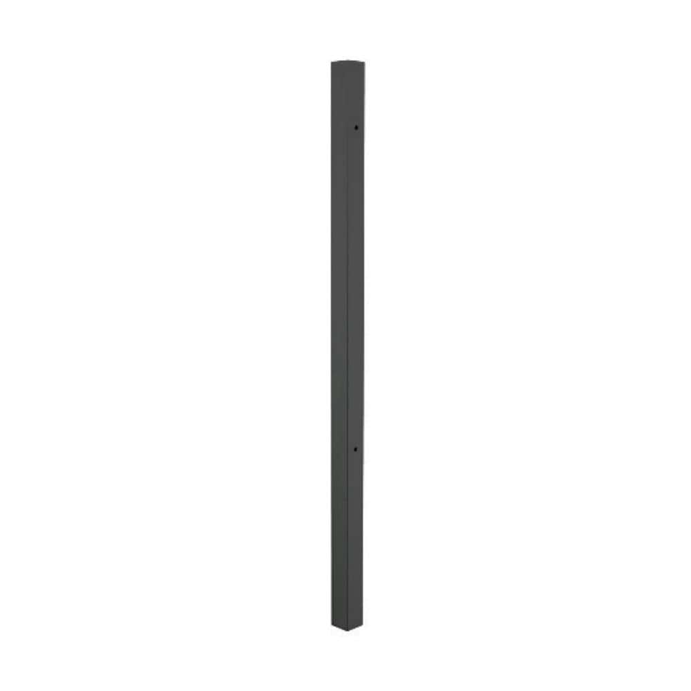 Zaun BREISGAU/FREIBURG Torpfosten Bänder 1000 mm 89x89 mm schwarz