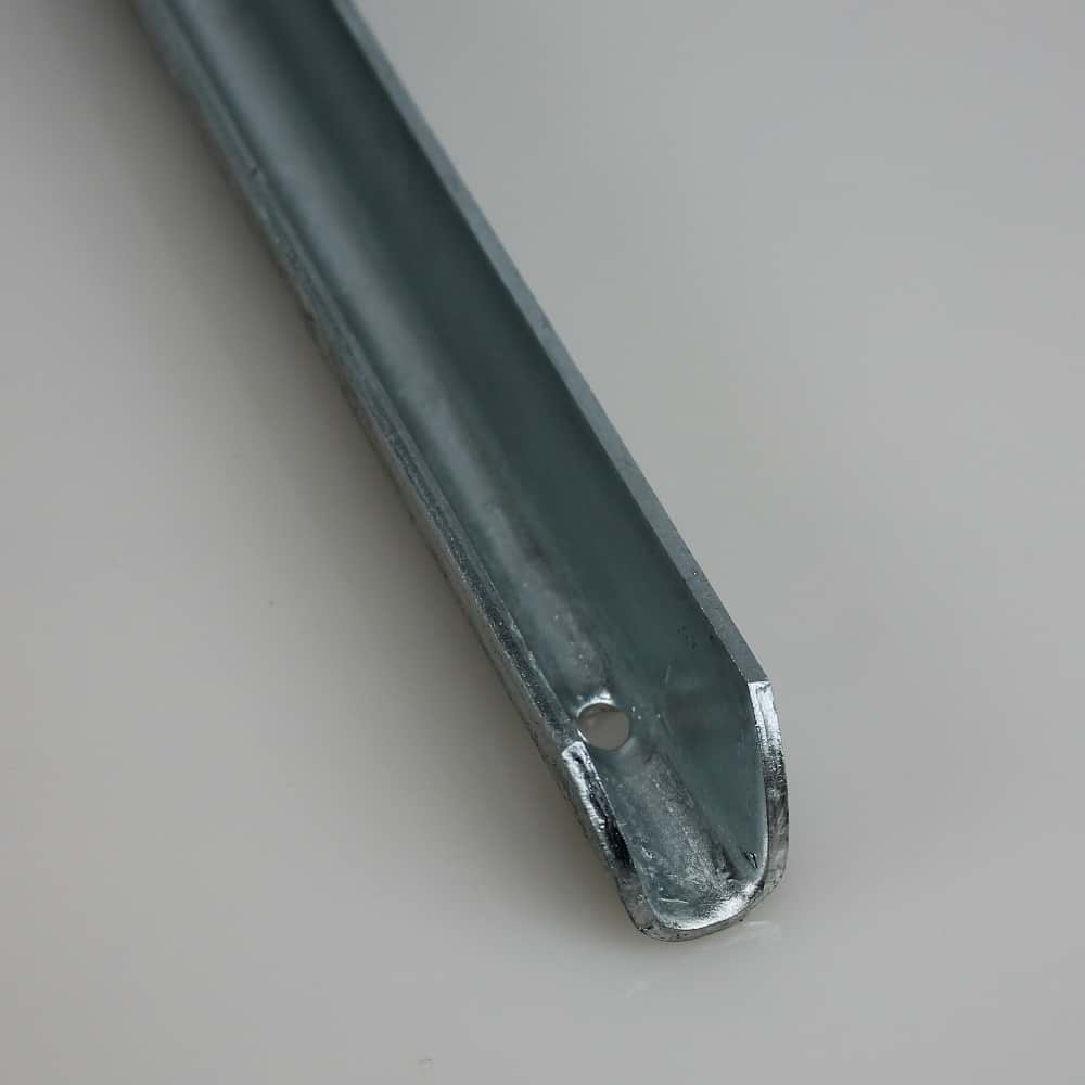 34 mm Pfostenverlängerung um einen Maschendrahtzaun zu erhöhen