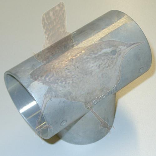 Barriere T-Stück 60 mm 1-tlg. Aluminium