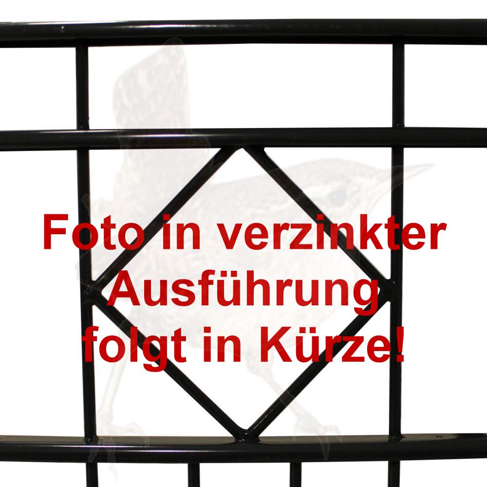 Höhe 0800 mm, Gitter Schmuckzaun U-Profil Karo - verzinkt