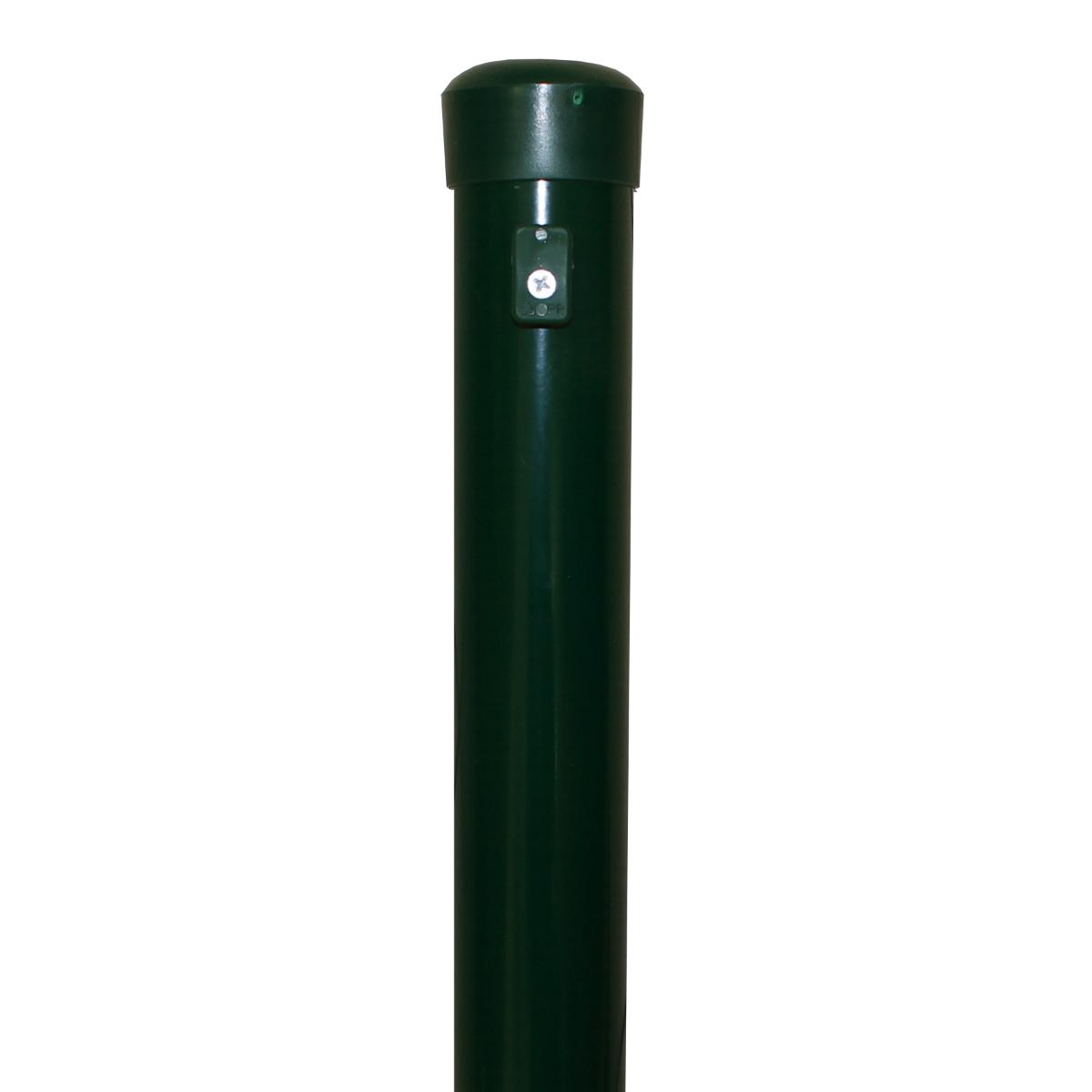 Mittelpfosten 48mm grün für Zaunhöhe 1750 mm