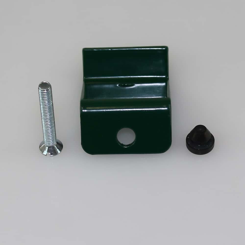 Anschlagwinkel für Kombitor verzinkt, grün beschichtet