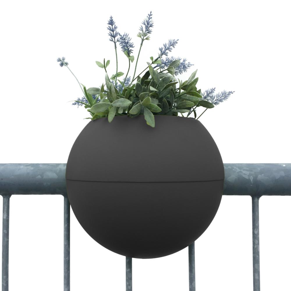 Pflanzbehälter Bloomball Kugel 300 mm anthrazit