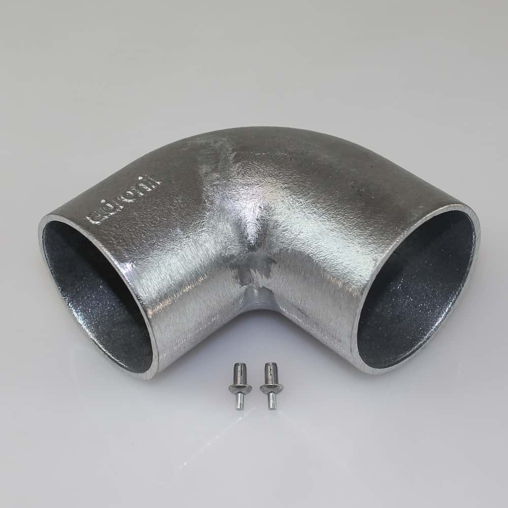 Barriere Kniestück 60 mm 1-tlg. Aluminium