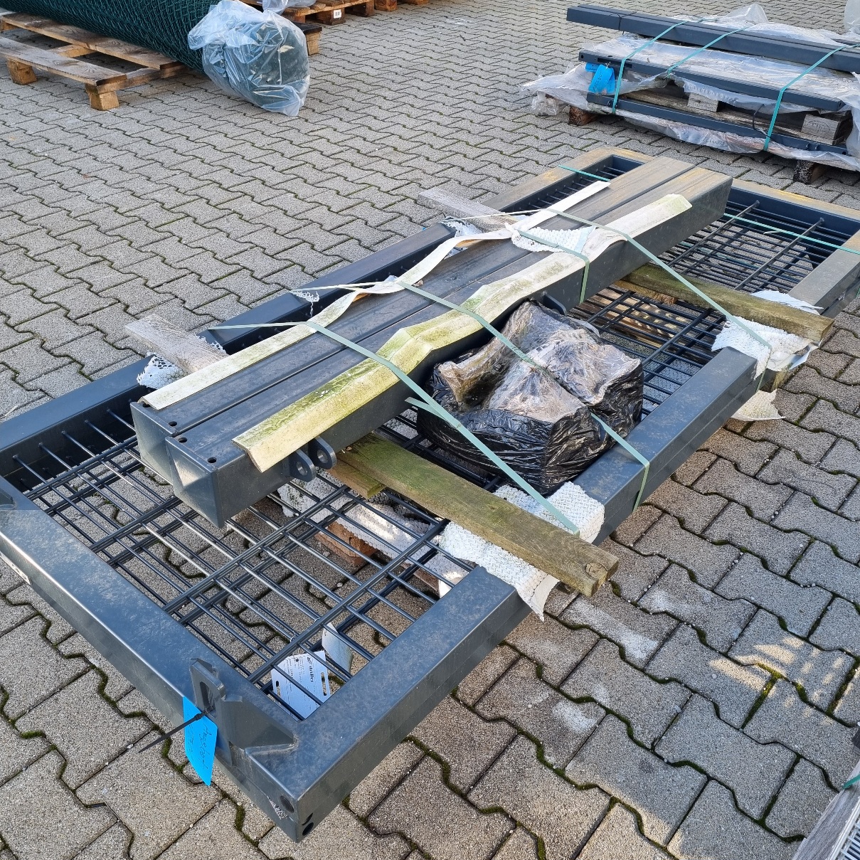 Toranlage Industrietor 5000x1000 mm Anthrazitgrau