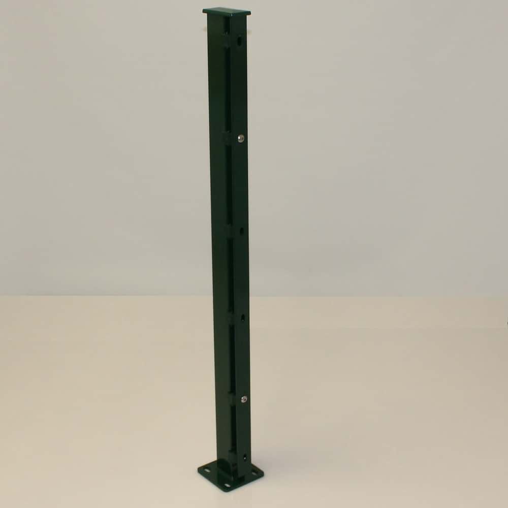 Höhe 1030 mm grün, Zaunpfosten Typ HS Mitte Bodenplatte