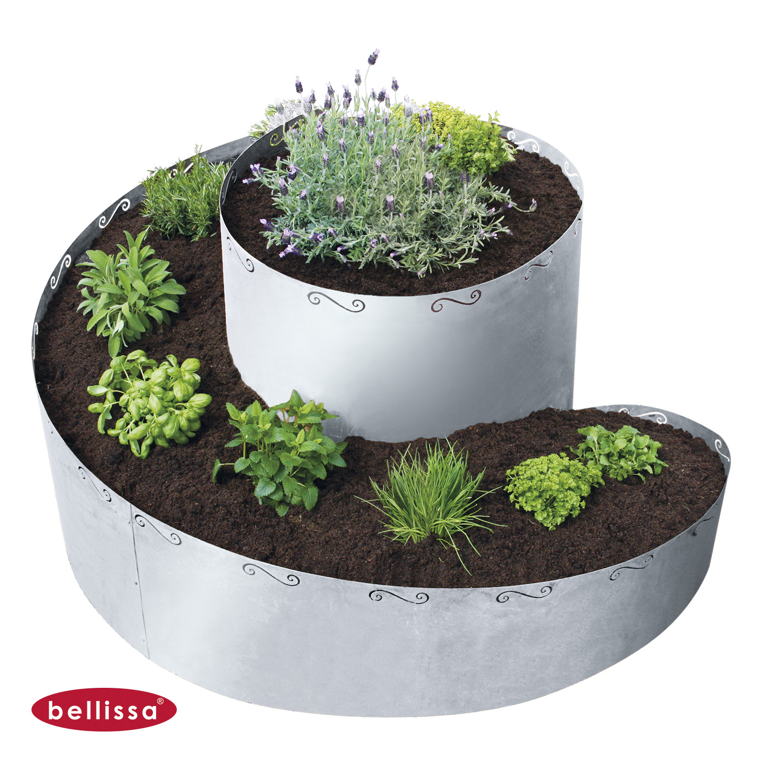Kräuterspirale verzinkt 1400 x 800 x 1300 mm