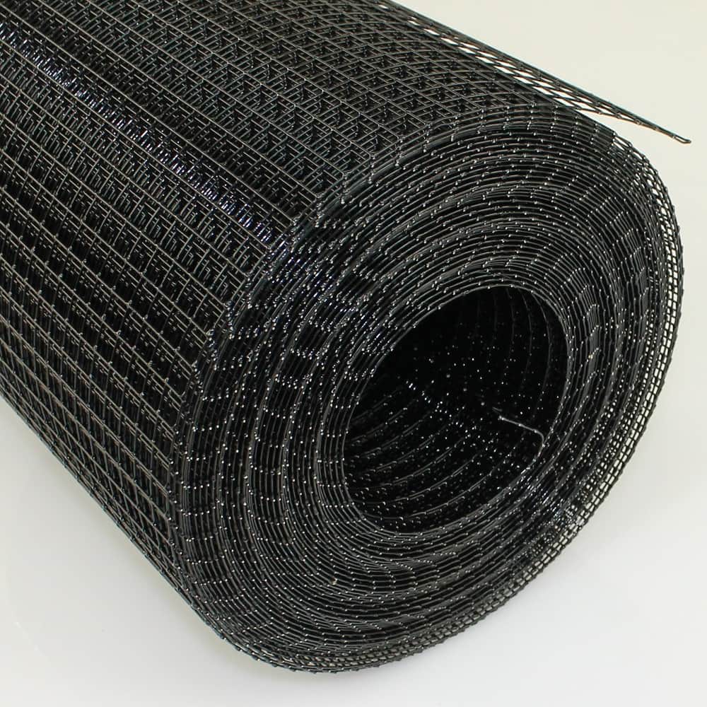Volierendraht 12,7x12,7x1,00x1020 mm schwarz
