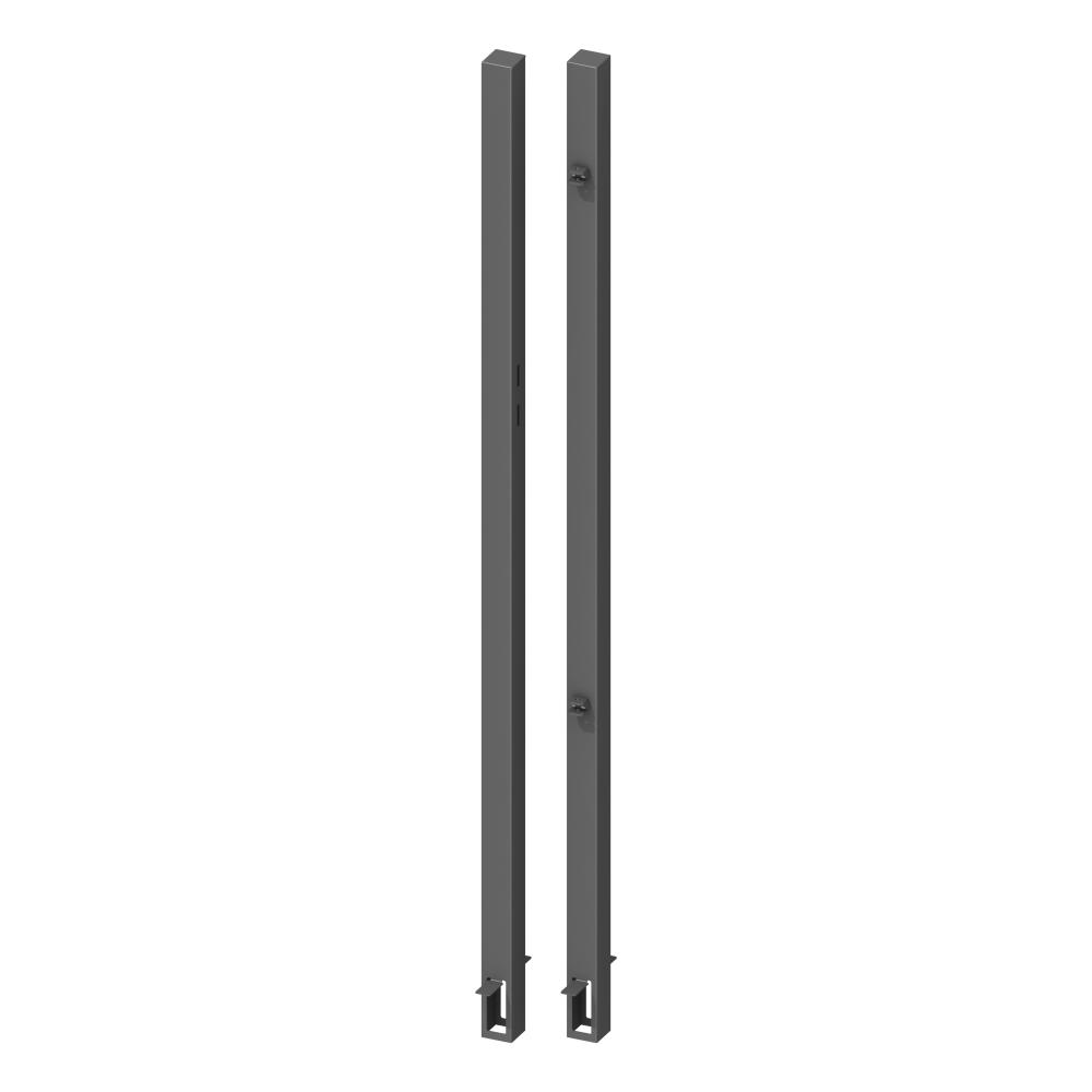 Sichtschutz Toranlage WPC/ALU Pfostenset 1800 mm 1flgl.