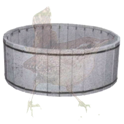 Hochbeet Granit Rund 0650 x 0650 x 600 mm