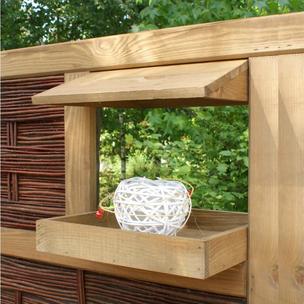 Weidenzaun Labo Zubehör Vogelhaus