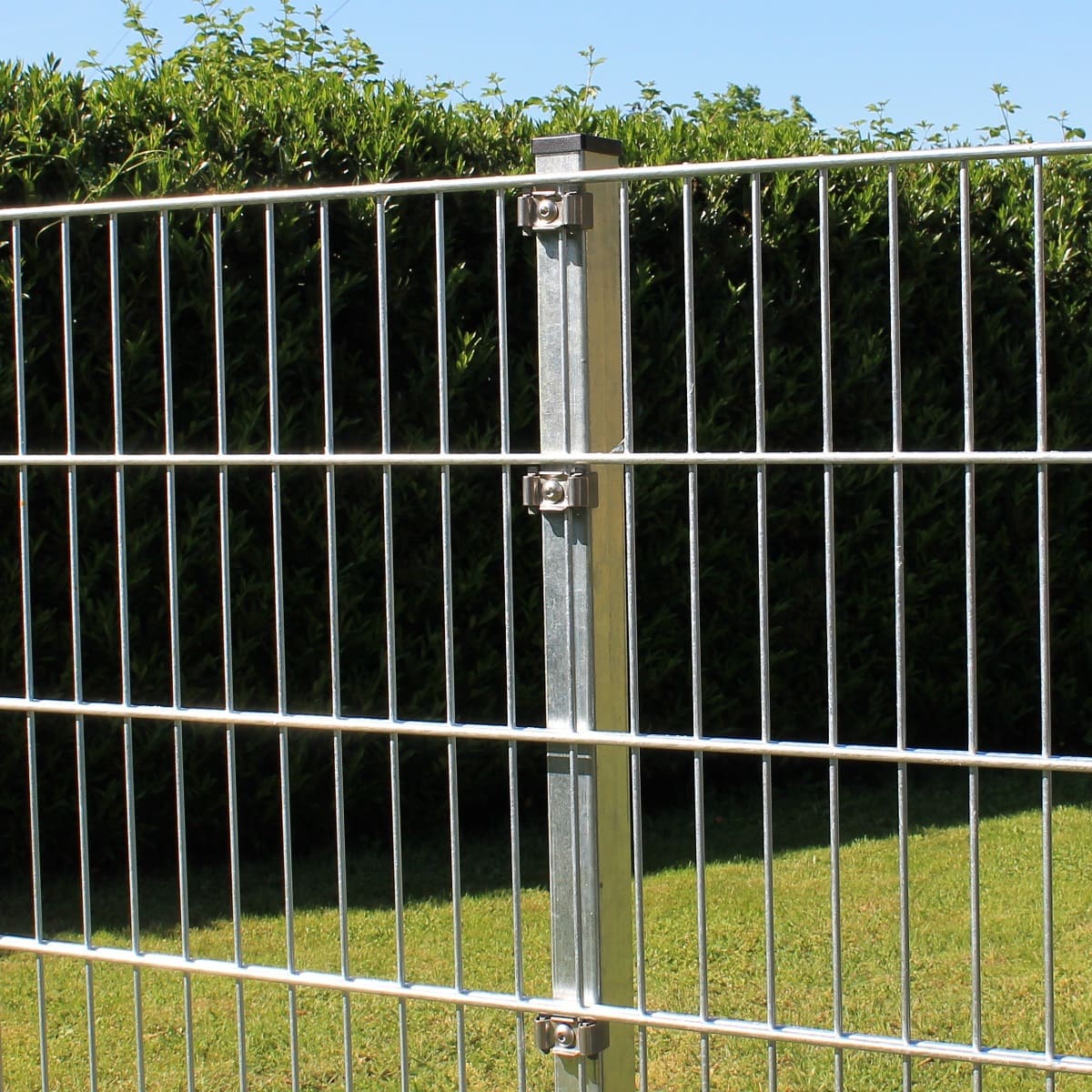 Gitterzaun 0608 mm *6+5+6* Pfostentyp II verzinkt