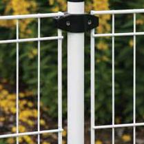 DINO Höhe 1250mm, Pfosten Basic End-/Anfang, weiß