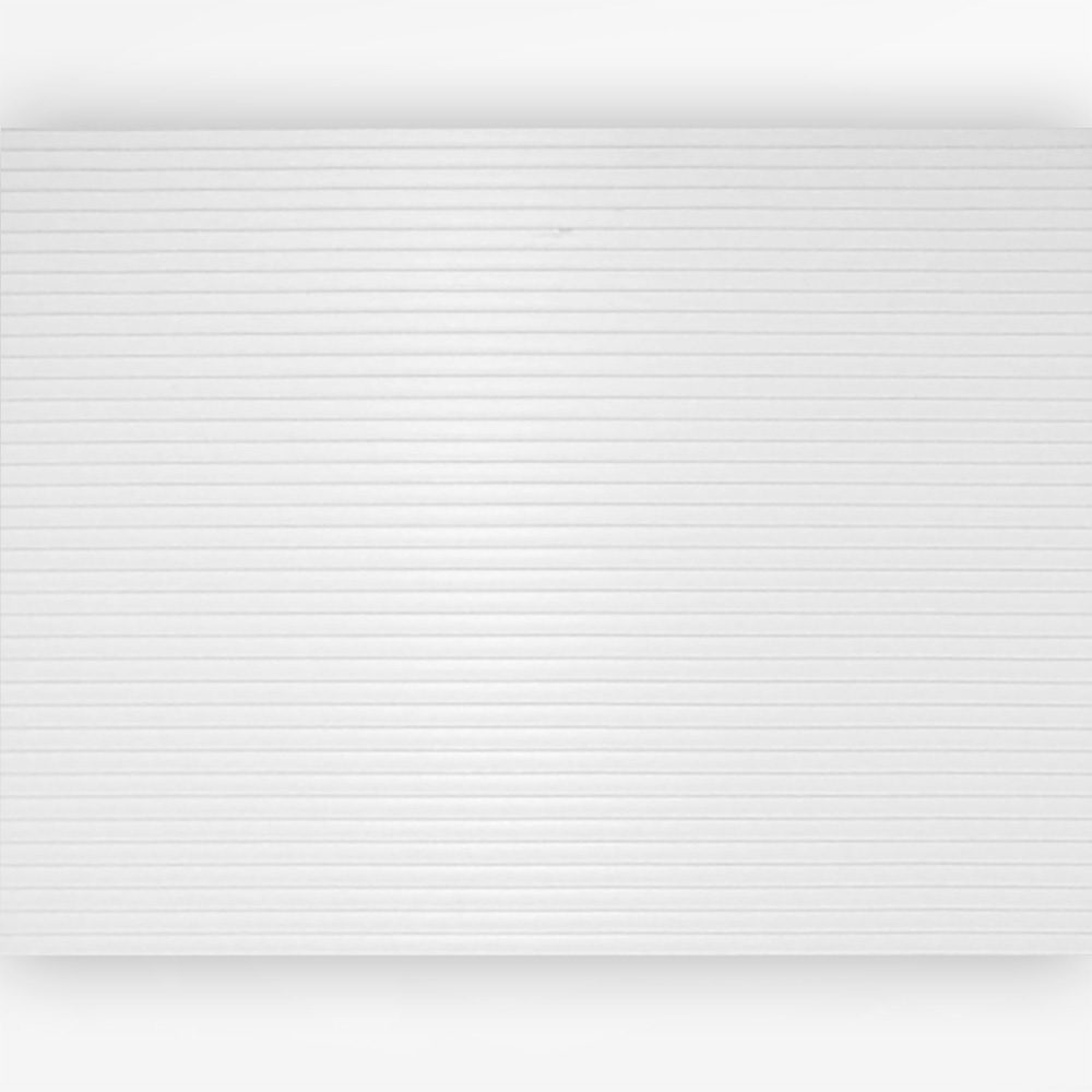 Der stabile Sichtschutzstreifen 190 x 2550 mm, Reinweiss