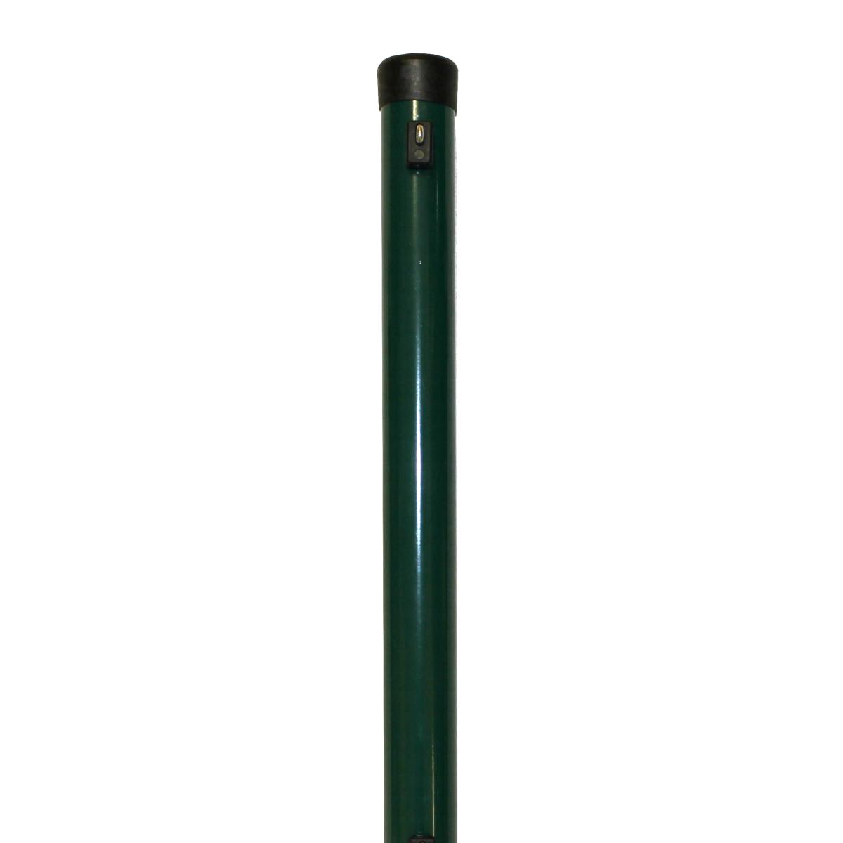 Zaunhöhe 1250 mm, Pfosten grün Ø 42x1750 mm