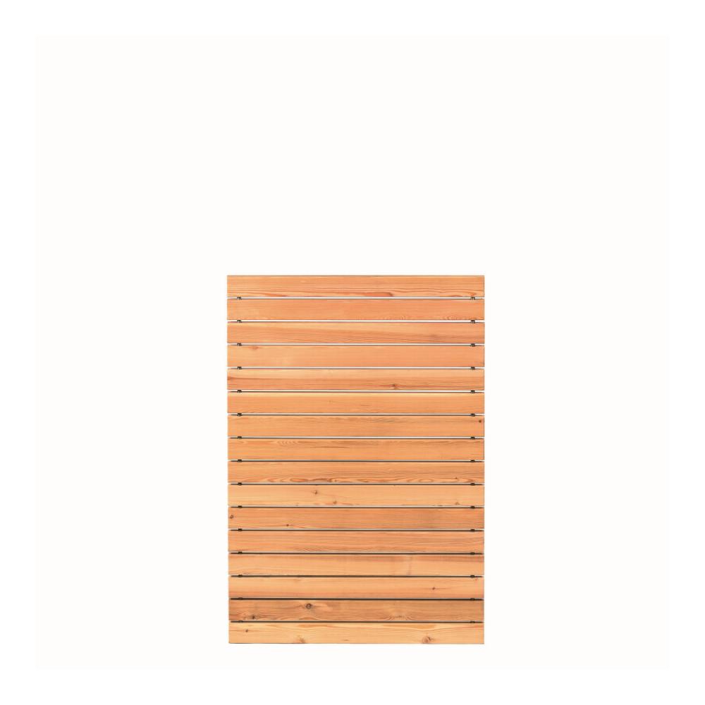 Holz-Design-Zaun Sichtschutz  Rhombus Lärche 0800x1150 mm