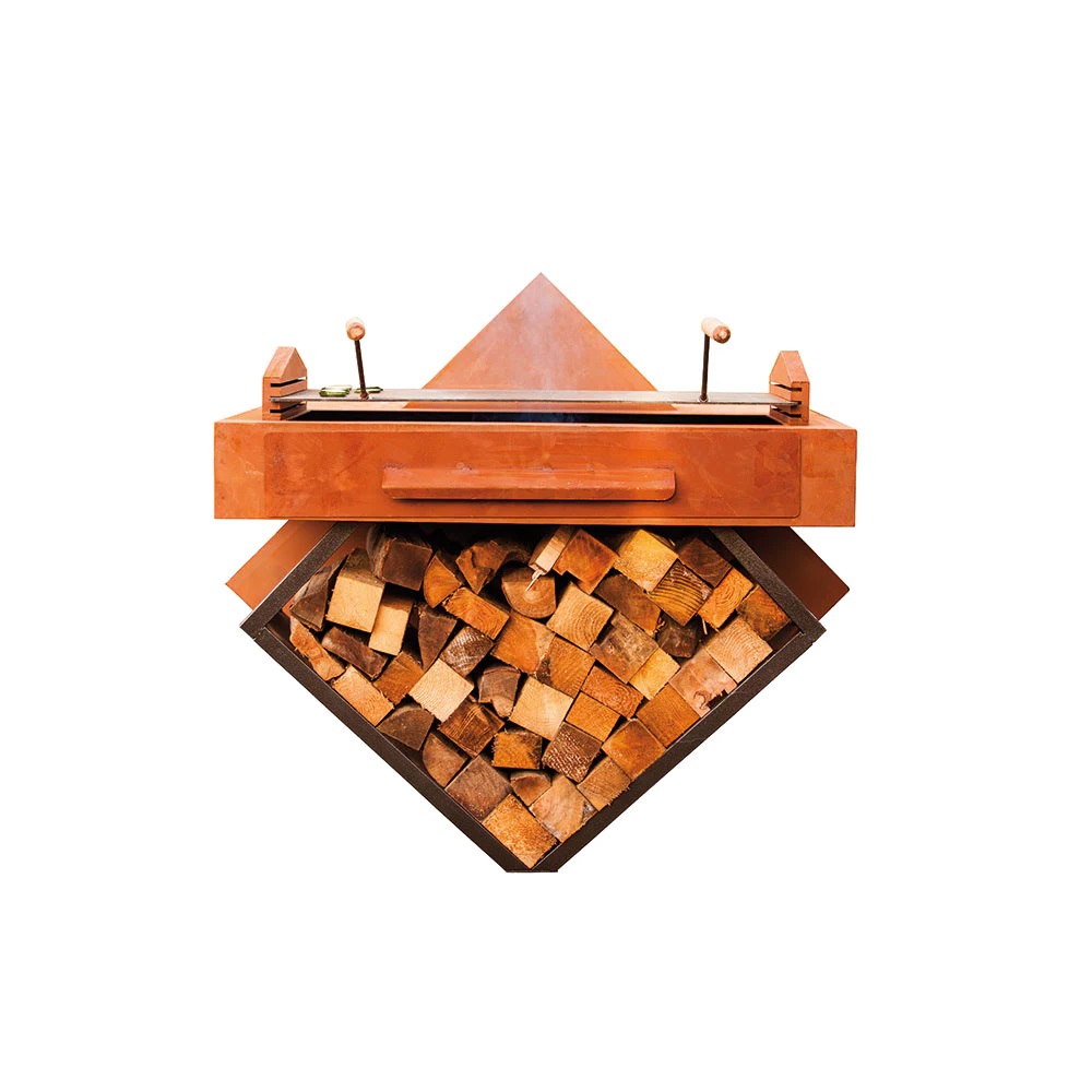 Rost Gartengrill Geometrie