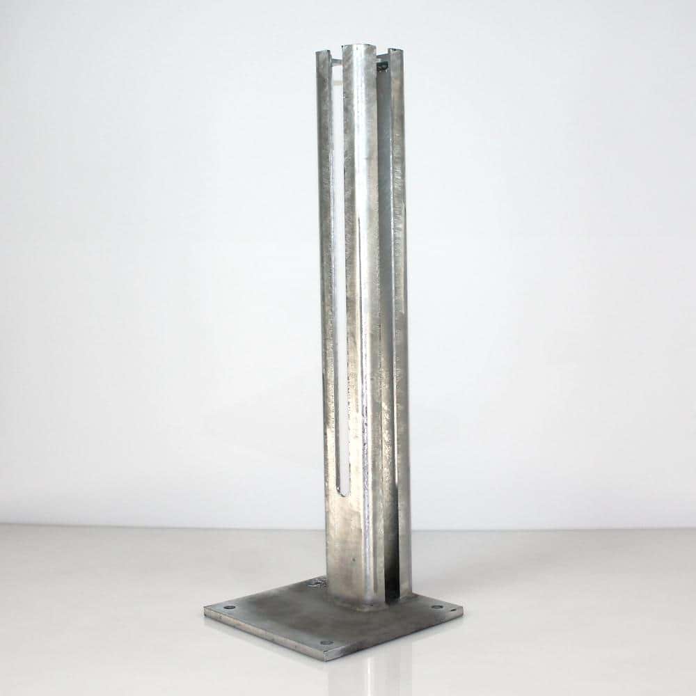 Bodenplatte für Torpfosten 60 x 60 mm verzinkt