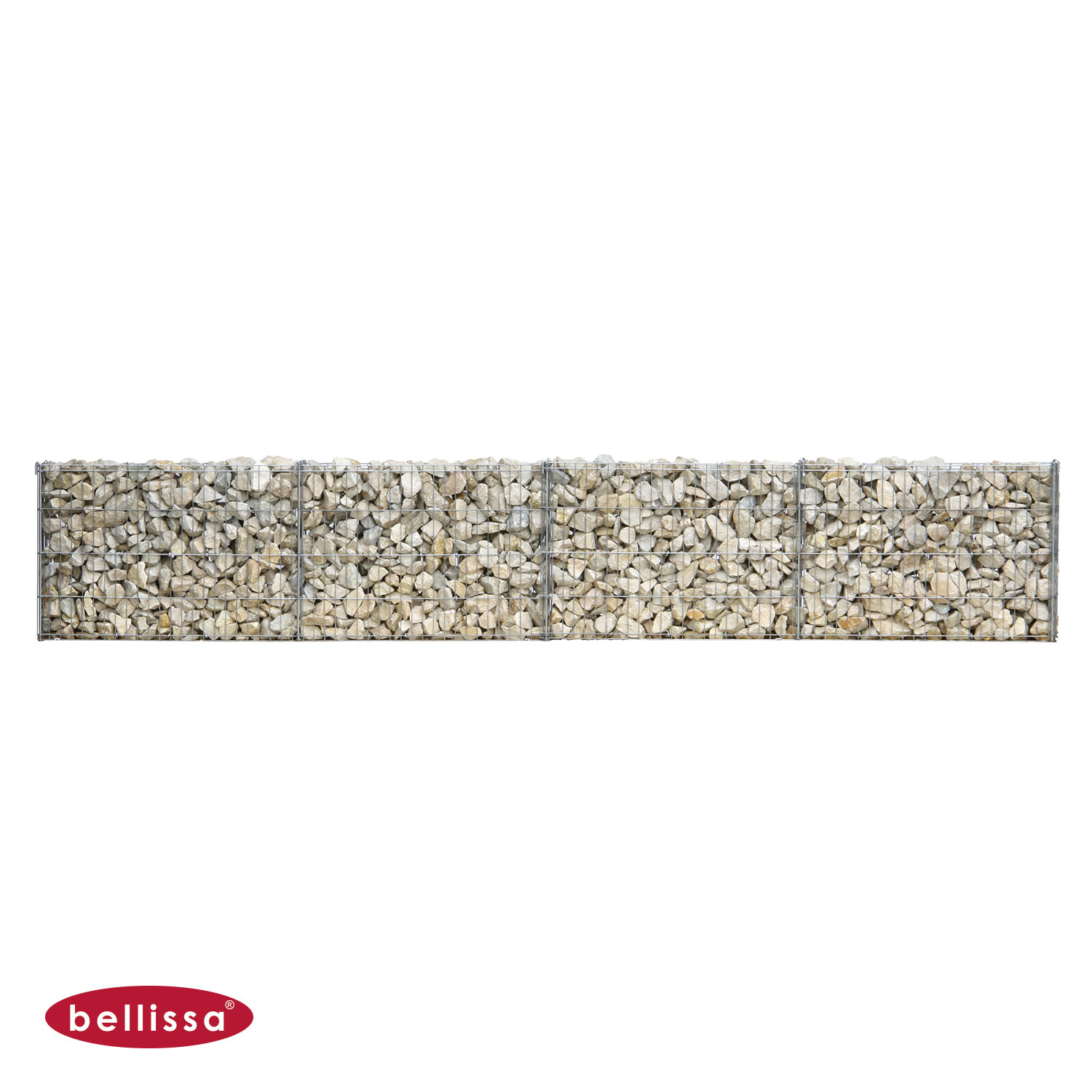 Gabione geschwungene Mauer 2320 x 400 mm