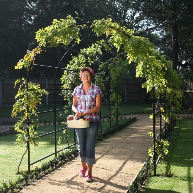 Pergola ROMAN - 1500 x 2450 mm Grundelement - Länge 2080 mm