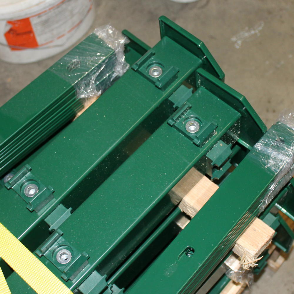 Pfostenverlängerung 430 mm Typ HS grün B-Ware ECK