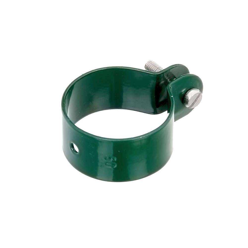 Schelle Ø 042 mm grün mit Schraube