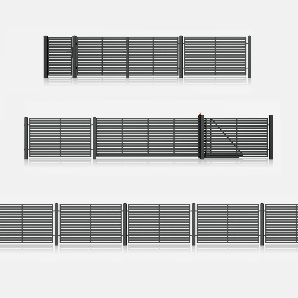 Schmuckzaun Design Modern 10.104 - ANFERTIGUNG