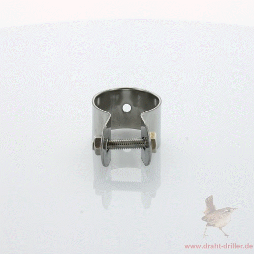 Schelle Ø 034 mm Edelstahl mit Maschinenschraube