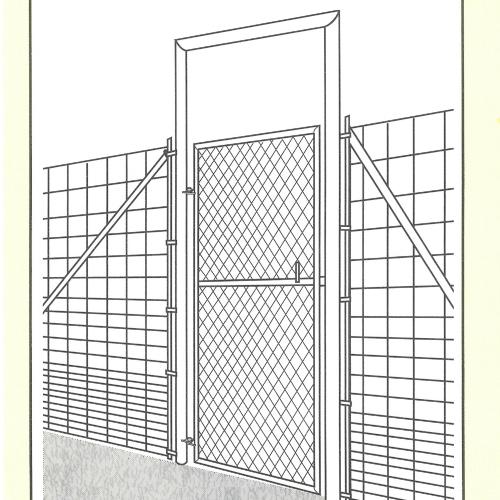 Wildschutzzaun Toranlage TAUNUS 1000x1600 mm verzinkt