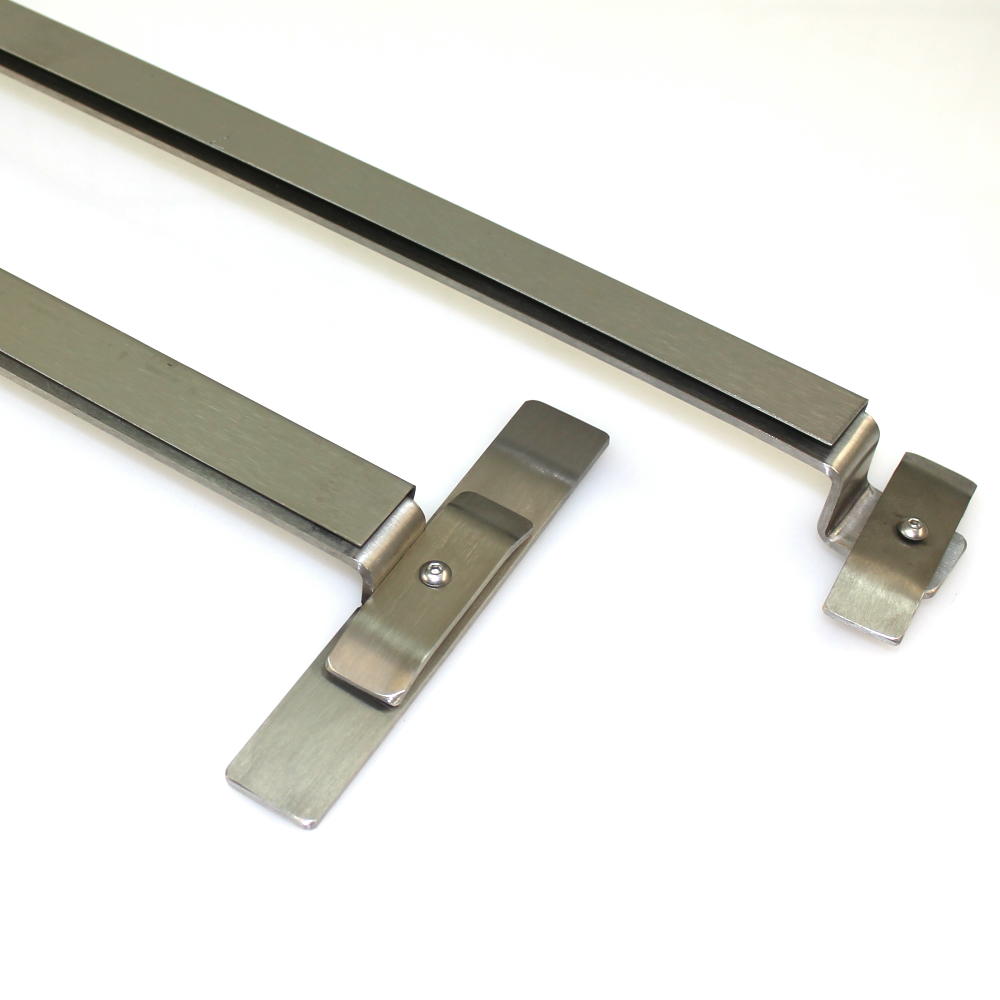 Eindrehhalterung Doppelstabmatte für Werbeschilder 0800 mm